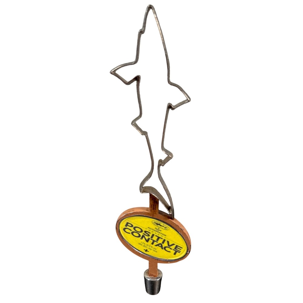 Dogfish Head Positive Contact Beer Tap Handle Cookie Cutter Shark Fin Rare